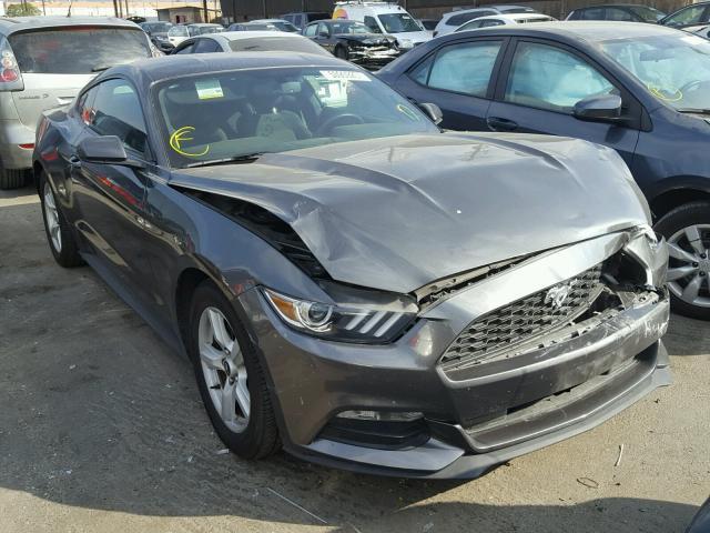 1FA6P8AM2F5413738 - 2015 FORD MUSTANG GRAY photo 1