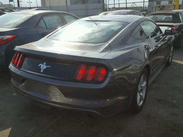 1FA6P8AM2F5413738 - 2015 FORD MUSTANG GRAY photo 4