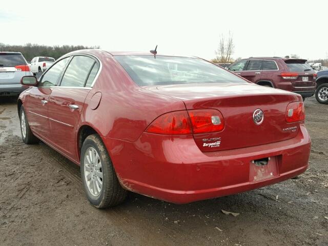 1G4HP57278U182590 - 2008 BUICK LUCERNE CX RED photo 3