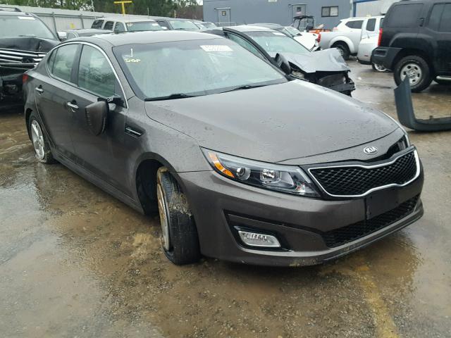 5XXGM4A70EG270518 - 2014 KIA OPTIMA LX BROWN photo 1