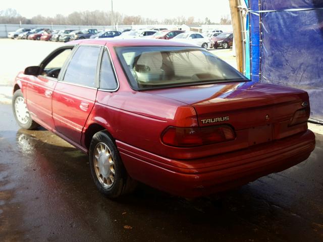 1FALP52UXSA280583 - 1995 FORD TAURUS GL RED photo 3