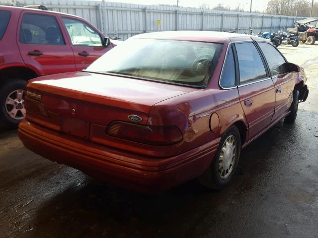 1FALP52UXSA280583 - 1995 FORD TAURUS GL RED photo 4