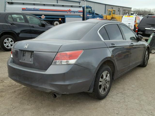 1HGCP26419A035072 - 2009 HONDA ACCORD LXP GRAY photo 4