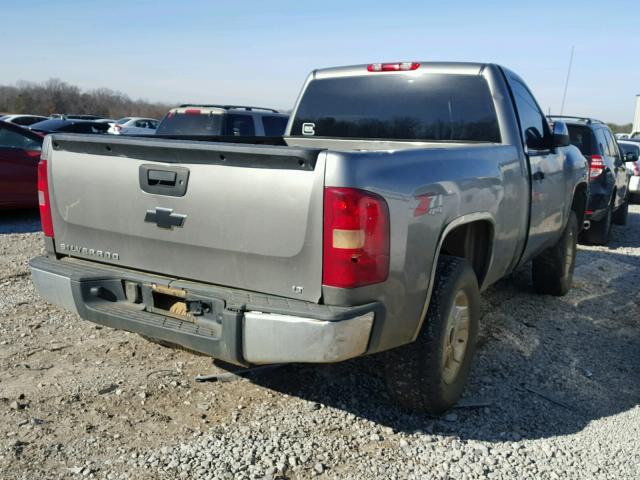 1GCEK14J57Z529197 - 2007 CHEVROLET SILVERADO GRAY photo 4