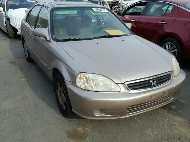 2HGEJ8544YH522300 - 2000 HONDA CIVIC EX 金色 照片 1