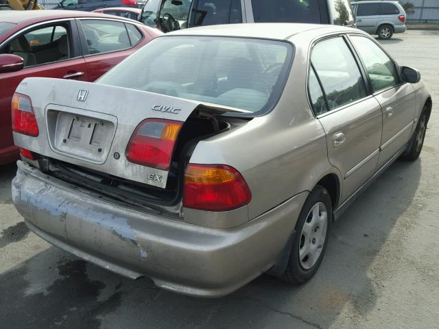 2HGEJ8544YH522300 - 2000 HONDA CIVIC EX 金色 照片 4
