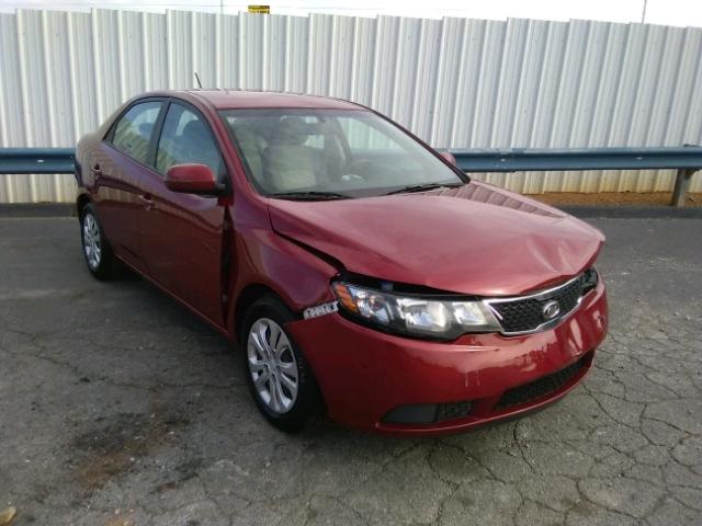 KNAFU4A24B5391808 - 2011 KIA FORTE EX RED photo 1