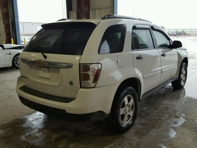 2CNDL13F676247163 - 2007 CHEVROLET EQUINOX LS WHITE photo 4