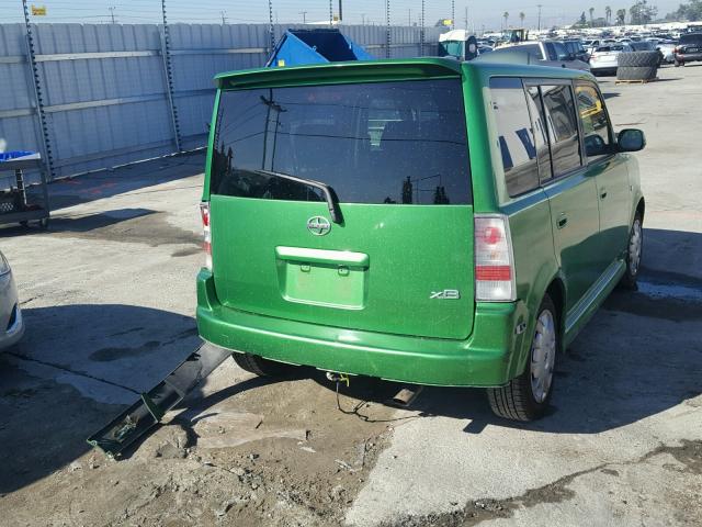 JTLKT324164064118 - 2006 TOYOTA SCION XB 绿色 照片 4