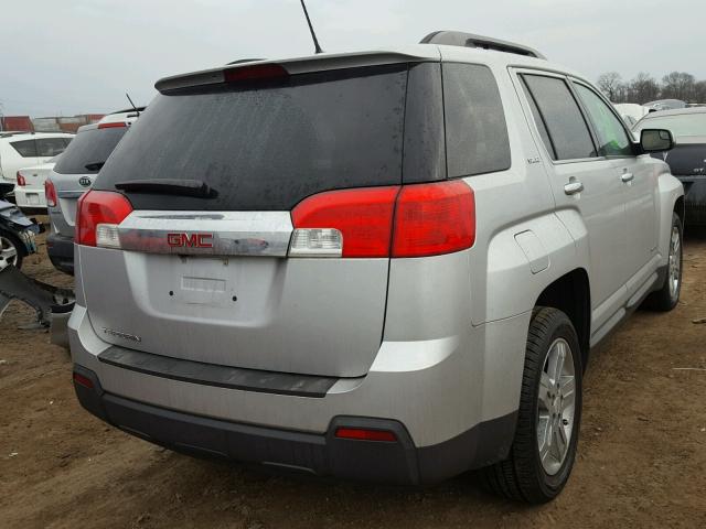 2GKALSEK2D6332122 - 2013 GMC TERRAIN SL SILVER photo 4