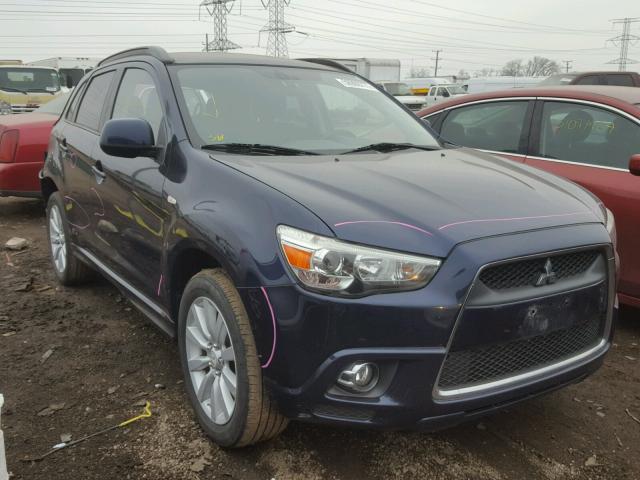 JA4AP4AU2BZ014063 - 2011 MITSUBISHI OUTLANDER BLUE photo 1