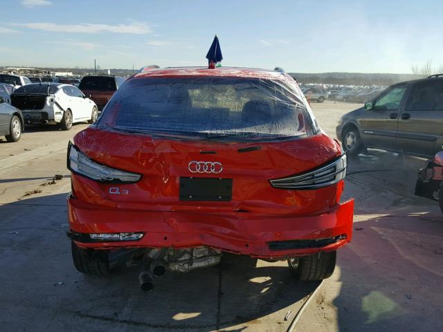 WA1HCCFSXHR011741 - 2017 AUDI Q3 PREMIUM RED photo 9