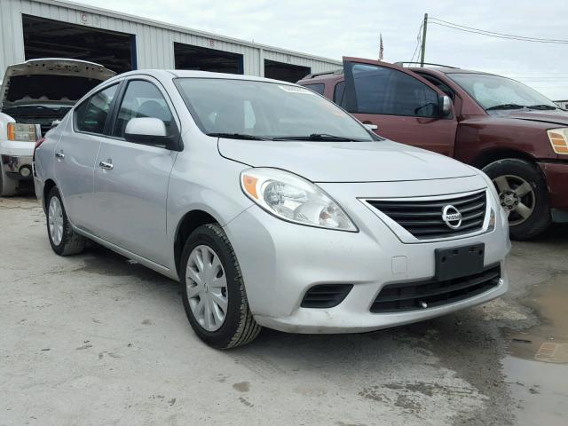 3N1CN7AP2DL859167 - 2013 NISSAN VERSA S SILVER photo 1