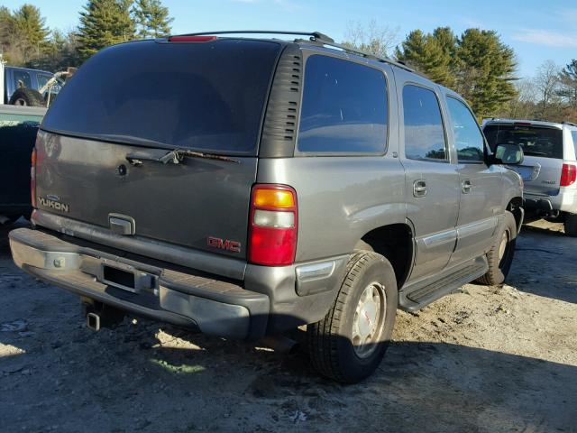 1GKEK13T81J192845 - 2001 GMC YUKON GRAY photo 4