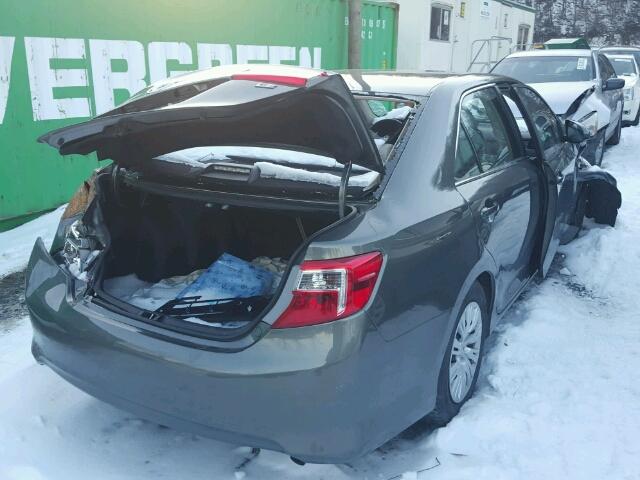 4T4BF1FK2DR325531 - 2013 TOYOTA CAMRY L GREEN photo 4