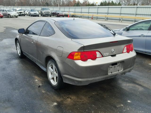 JH4DC54864S001247 - 2004 ACURA RSX BROWN photo 3