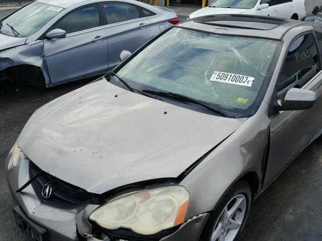 JH4DC54864S001247 - 2004 ACURA RSX BROWN photo 9