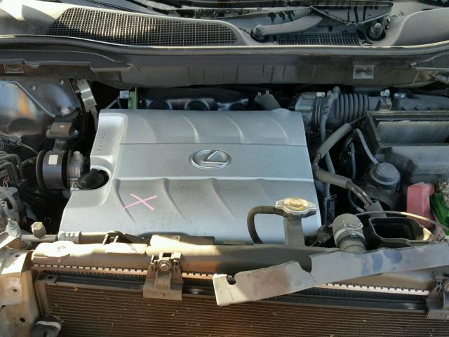 2T2ZK1BAXAC004282 - 2010 LEXUS RX 350 GRAY photo 7