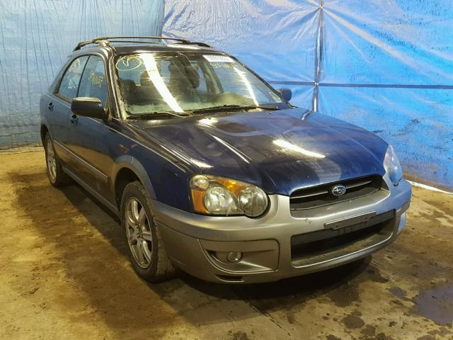 JF1GG68535H800416 - 2005 SUBARU IMPREZA OU BLUE photo 1