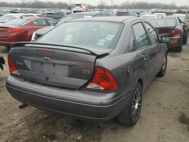 1FAFP38353W303563 - 2003 FORD FOCUS ZTS GRAY photo 4