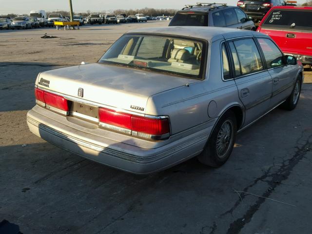 1LNCM9846MY602627 - 1991 LINCOLN CONTINENTA SILVER photo 4