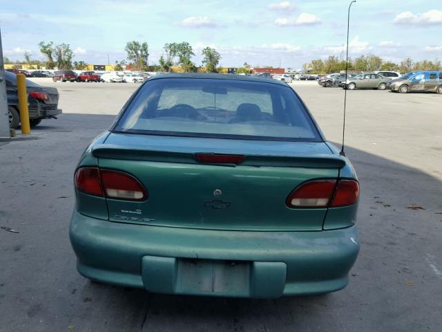 3G1JC1241XS848529 - 1999 CHEVROLET CAVALIER B GREEN photo 9