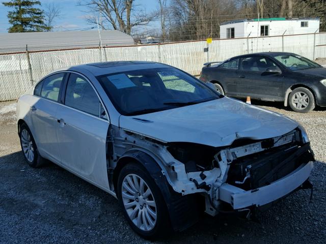 2G4GS5EV3C9129981 - 2012 BUICK REGAL PREM WHITE photo 1