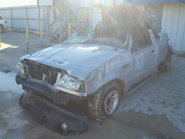 1FTYR44E99PA65584 - 2009 FORD RANGER SUP SILVER photo 2