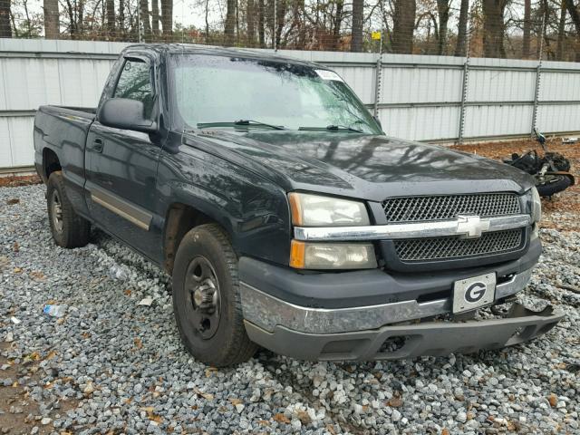 1GCEC14X83Z171976 - 2003 CHEVROLET SILVERADO BLACK photo 1