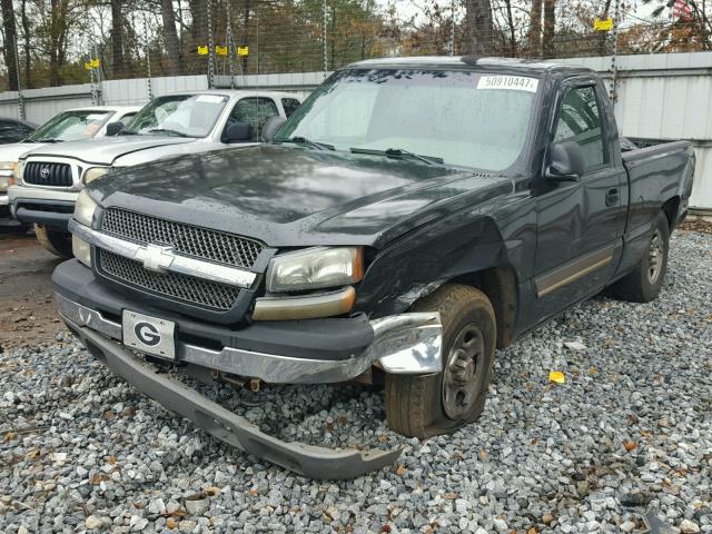 1GCEC14X83Z171976 - 2003 CHEVROLET SILVERADO BLACK photo 2