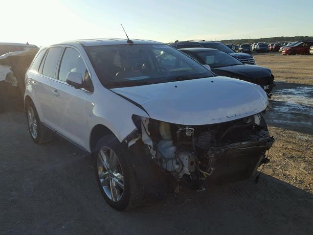 2FMDK3KC6DBA32987 - 2013 FORD EDGE LIMIT WHITE photo 1