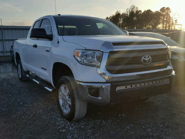 5TFRY5F11EX152719 - 2014 TOYOTA TUNDRA DOU WHITE photo 1