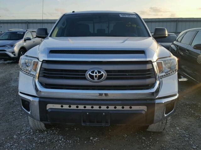 5TFRY5F11EX152719 - 2014 TOYOTA TUNDRA DOU WHITE photo 10