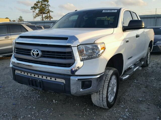 5TFRY5F11EX152719 - 2014 TOYOTA TUNDRA DOU WHITE photo 2