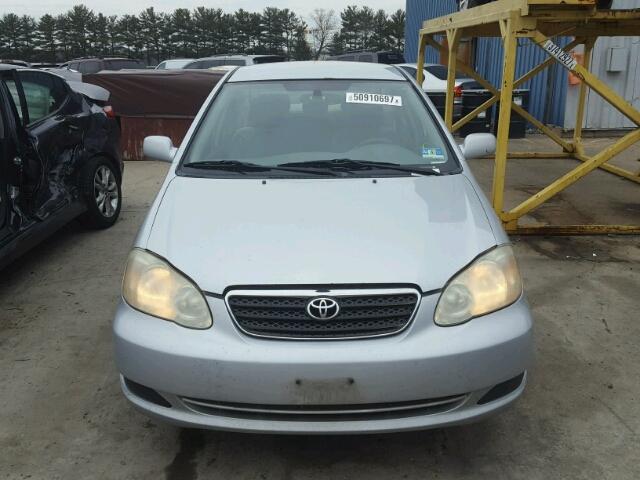 2T1BR32E25C449511 - 2005 TOYOTA COROLLA CE SILVER photo 9