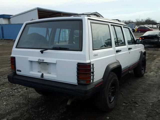 1J4FJ68S4RL239573 - 1994 JEEP CHEROKEE S WHITE photo 4