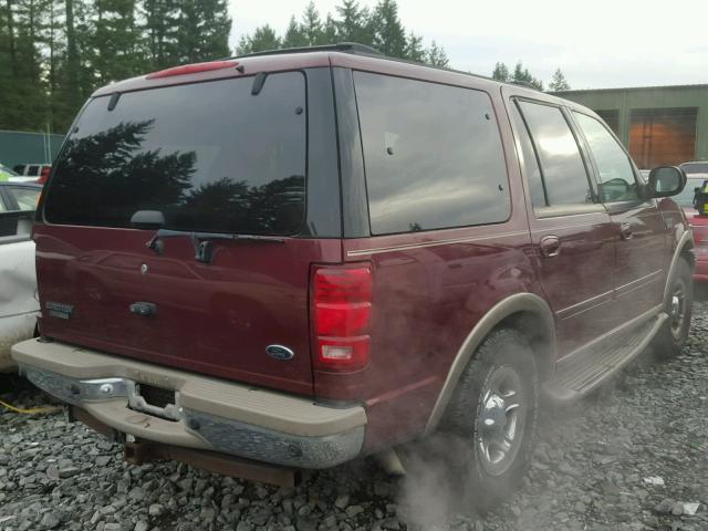 1FMFU18L4YLC13185 - 2000 FORD EXPEDITION BURGUNDY photo 4