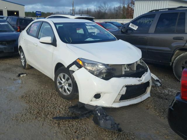 2T1BURHE8EC092697 - 2014 TOYOTA COROLLA L WHITE photo 1