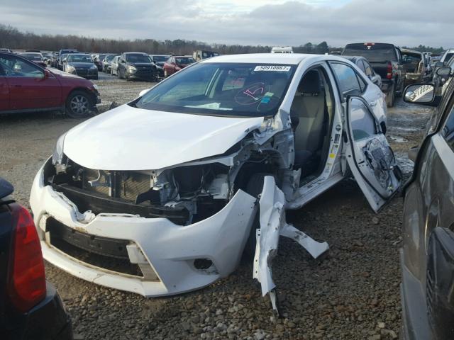 2T1BURHE8EC092697 - 2014 TOYOTA COROLLA L WHITE photo 2