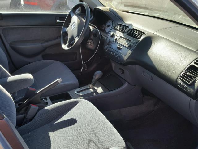 2HGES26722H561381 - 2002 HONDA CIVIC EX SILVER photo 5