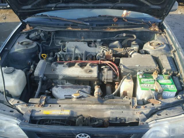 2T1BB02E0VC200899 - 1997 TOYOTA COROLLA DX GREEN photo 7