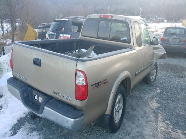 5TBBT44186S480412 - 2006 TOYOTA TUNDRA ACC GOLD photo 4