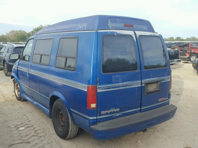 1GDDM19W0SB557304 - 1995 GMC SAFARI XT BLUE photo 3