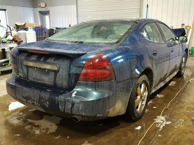 2G2WP552561250543 - 2006 PONTIAC GRAND PRIX BLUE photo 4