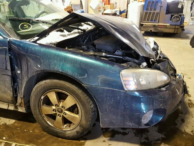 2G2WP552561250543 - 2006 PONTIAC GRAND PRIX BLUE photo 9