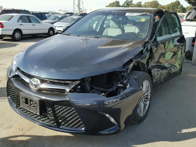 4T1BF1FK3GU533612 - 2016 TOYOTA CAMRY LE BLUE photo 2