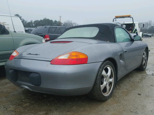 WP0CA29851U624613 - 2001 PORSCHE BOXSTER GRAY photo 4