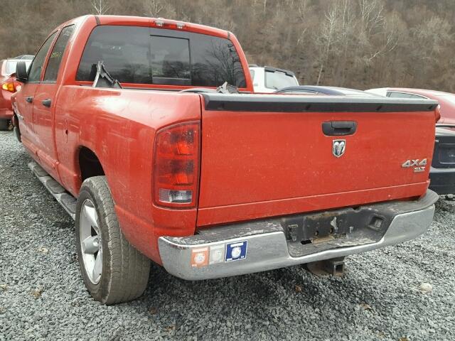 1D7HU18286S662074 - 2006 DODGE RAM 1500 S RED photo 3