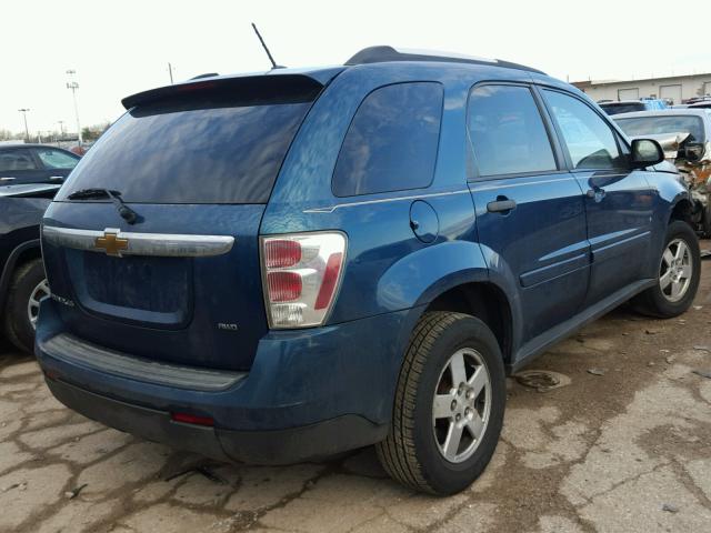 2CNDL23F576232823 - 2007 CHEVROLET EQUINOX LS BLUE photo 4