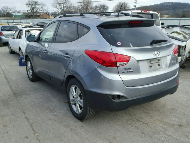 KM8JU3AC7CU339740 - 2012 HYUNDAI TUCSON GLS GRAY photo 3